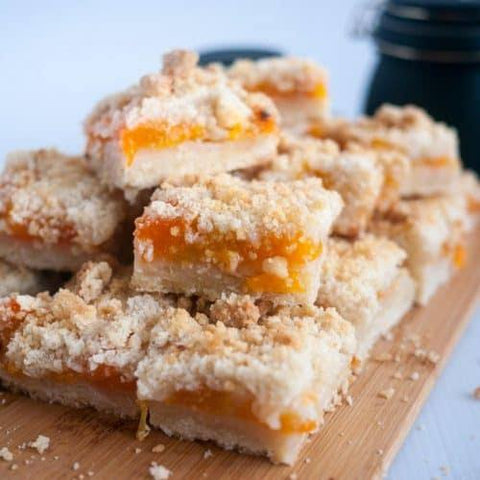 Apricot Crumble Slice