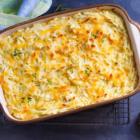 Cottage Pie topped with Cheesy Mashed Potato